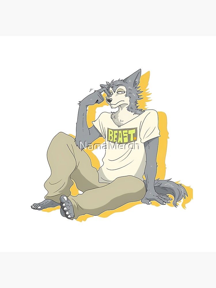 Cute Legoshi Sitting Beastars Tapestry - Image 2