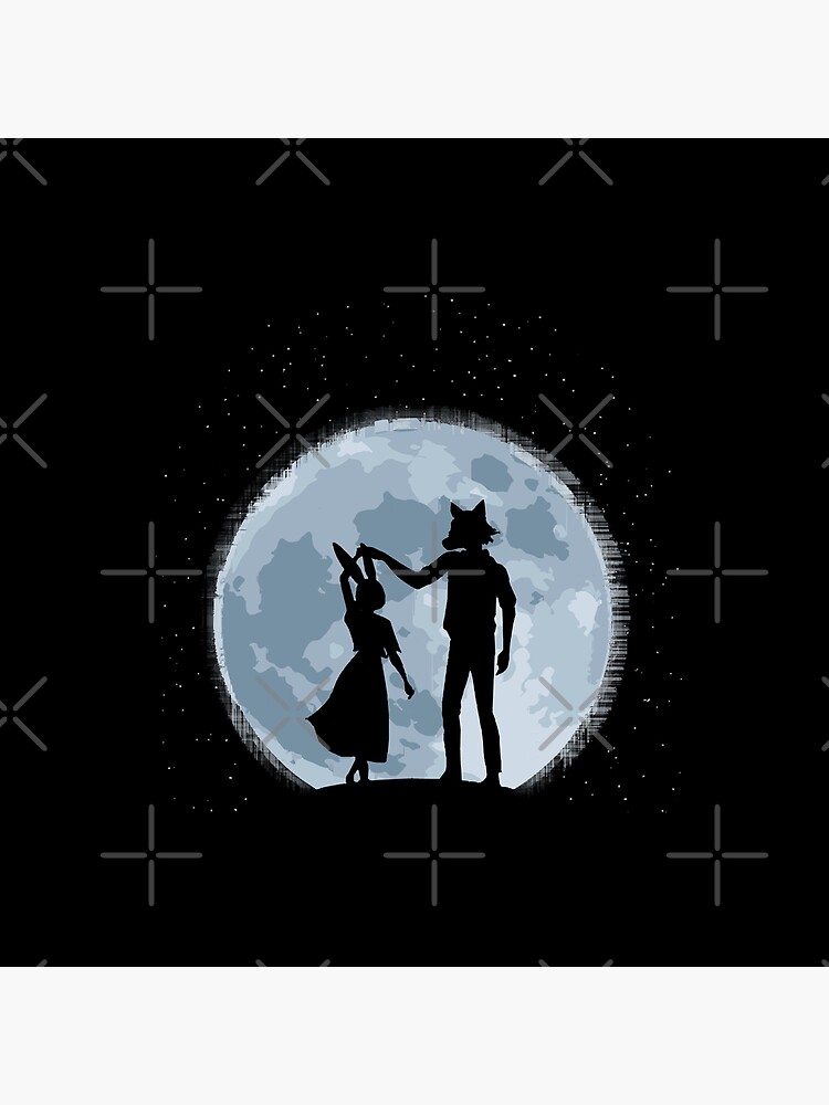 Legoshi Haru Dancing Under Moon Tapestry - Image 2
