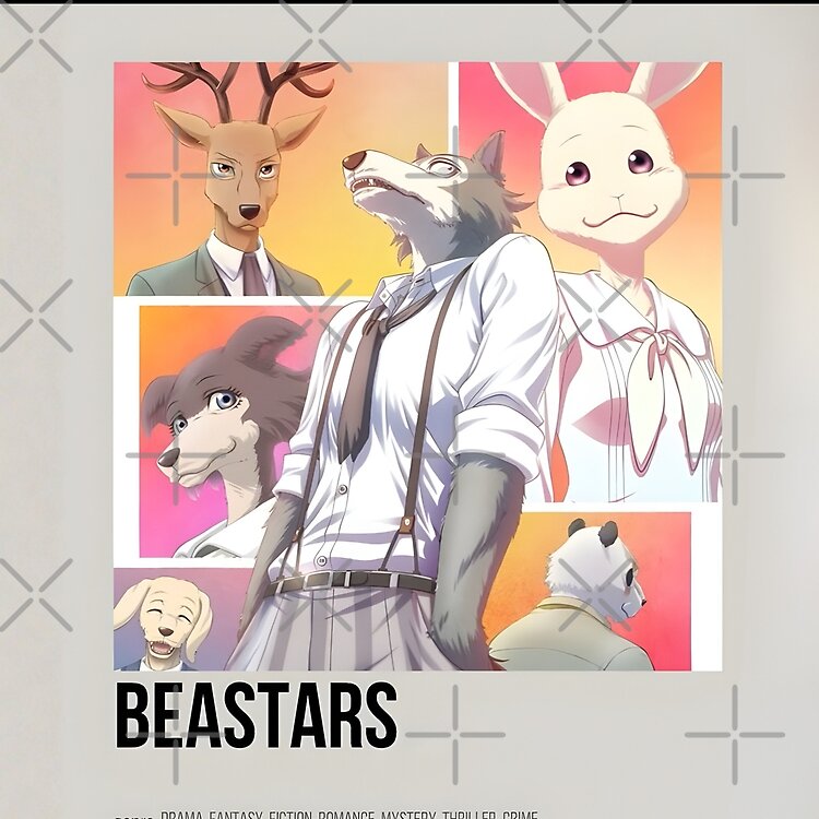 Beastars Retro Design Tote Bag - Image 2