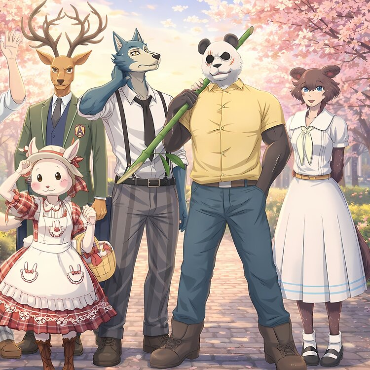 Beastars All Characters In One Tote Bag - Image 2