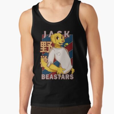 Jack Beastars Vintage Stripe Design Tank Top