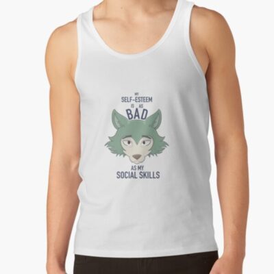 Legoshi Legos Gray Wolf Tank Top