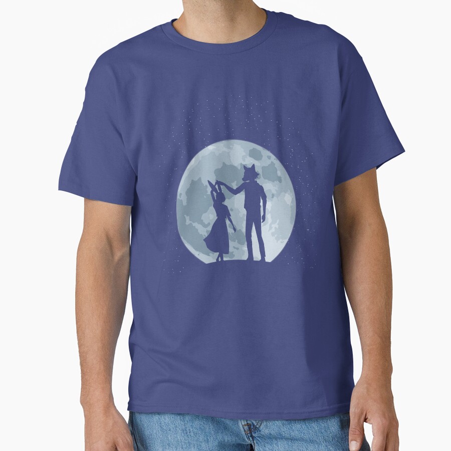 Beastars Legoshi And Haru Under The Moon T-shirt - Image 4