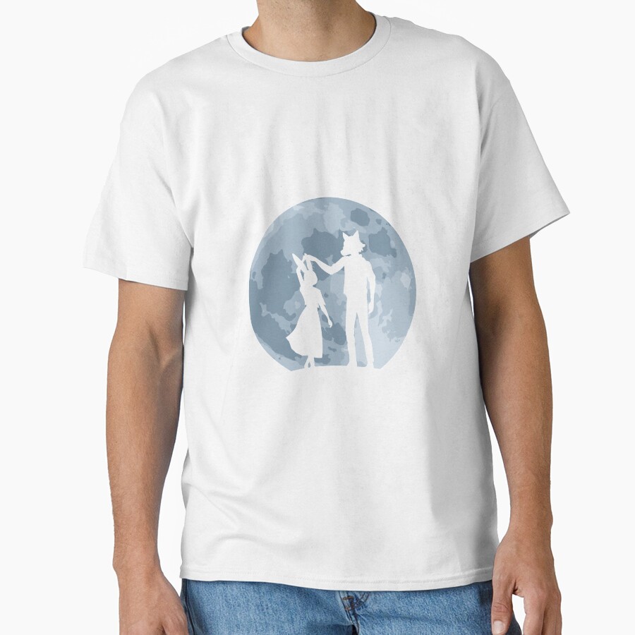 Beastars Legoshi And Haru Under The Moon T-shirt - Image 2