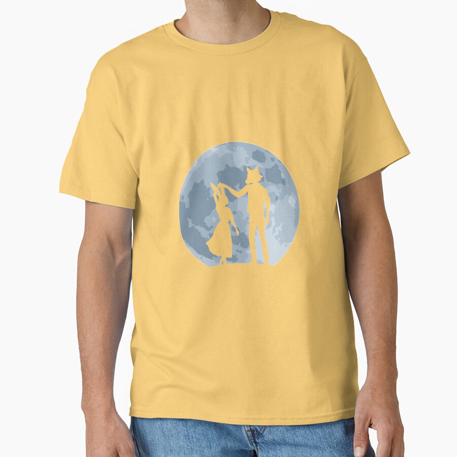 Beastars Legoshi And Haru Under The Moon T-shirt - Image 6