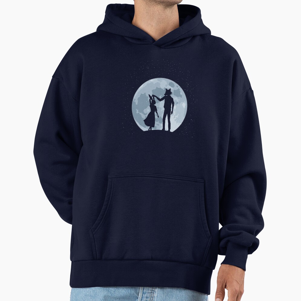 Beastars Legoshi And Haru Under The Moon Hoodie - Image 5