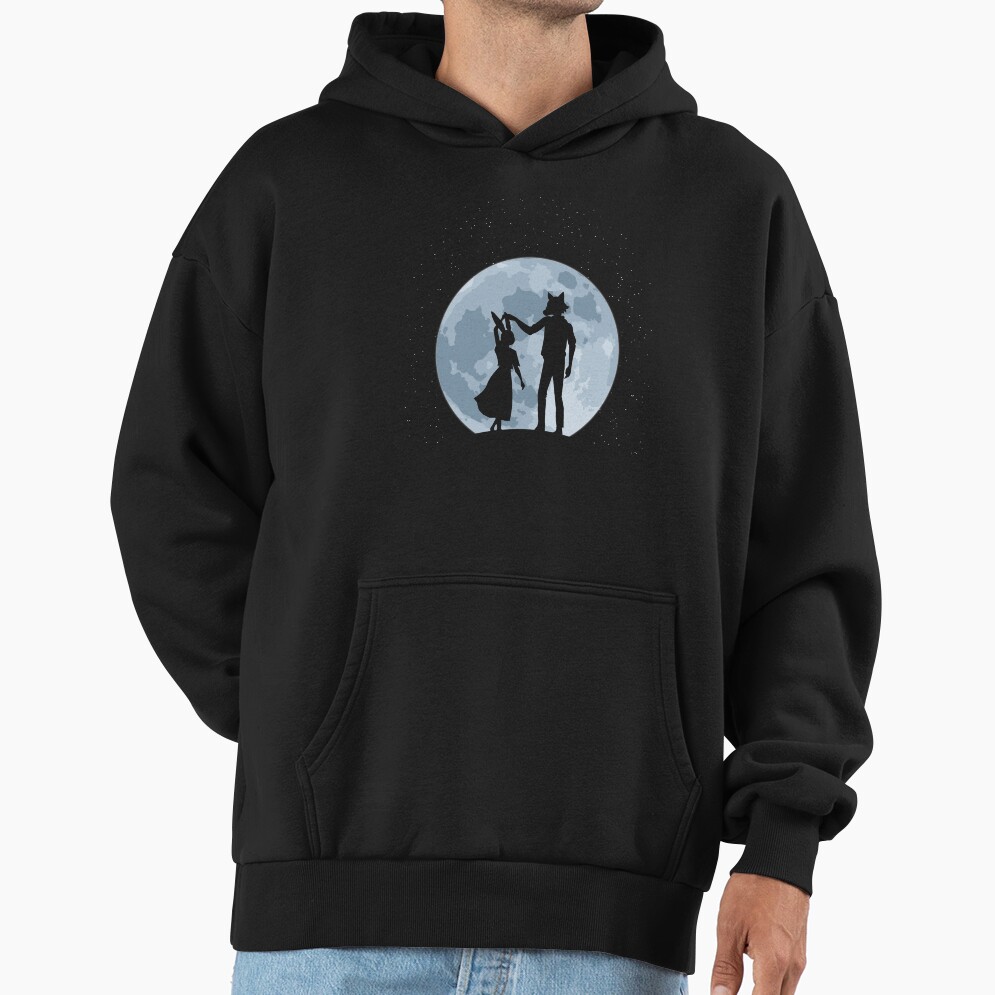 Beastars Legoshi And Haru Under The Moon Hoodie