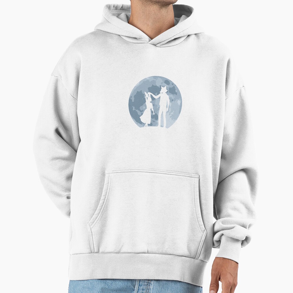 Beastars Legoshi And Haru Under The Moon Hoodie - Image 2