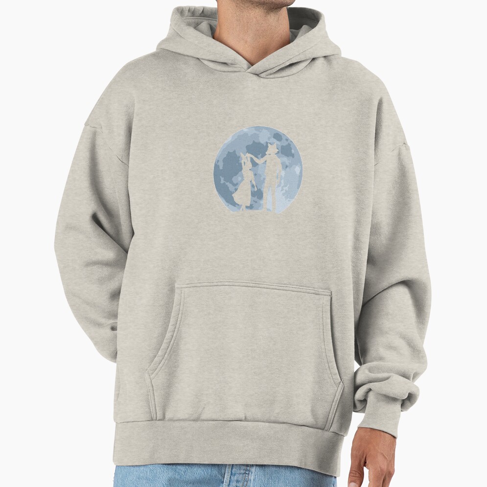 Beastars Legoshi And Haru Under The Moon Hoodie - Image 3
