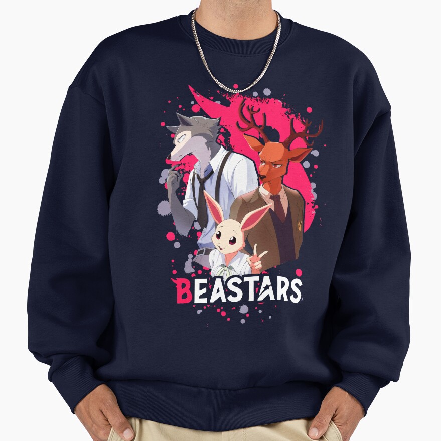 Colorful Beastars Main Characters Sweatshirt - Image 5