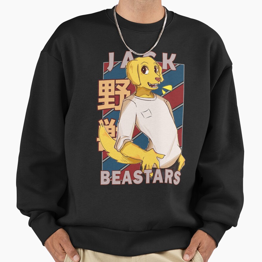 Jack Beastars Vintage Stripe Design Sweatshirt