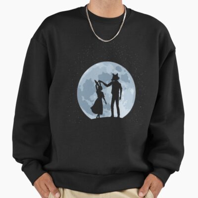 Beastars Legoshi And Haru Under The Moon Sweatshirt