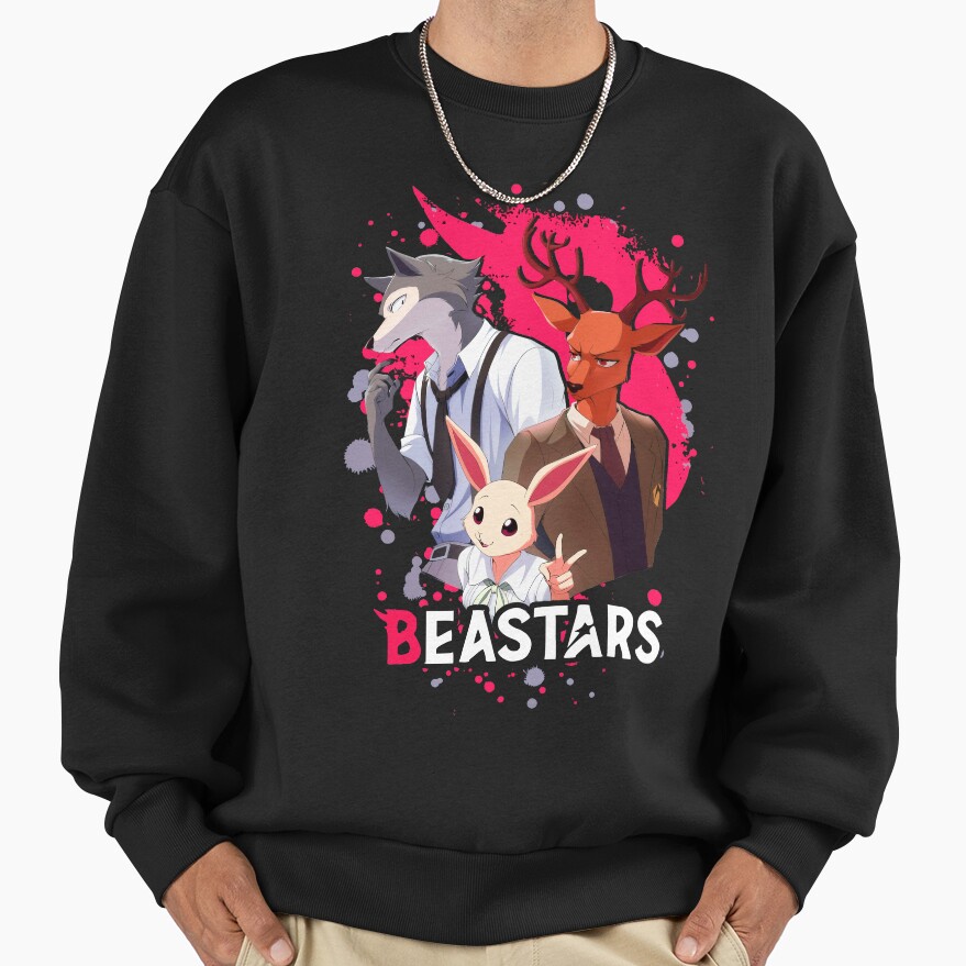 Colorful Beastars Main Characters Sweatshirt - Image 3