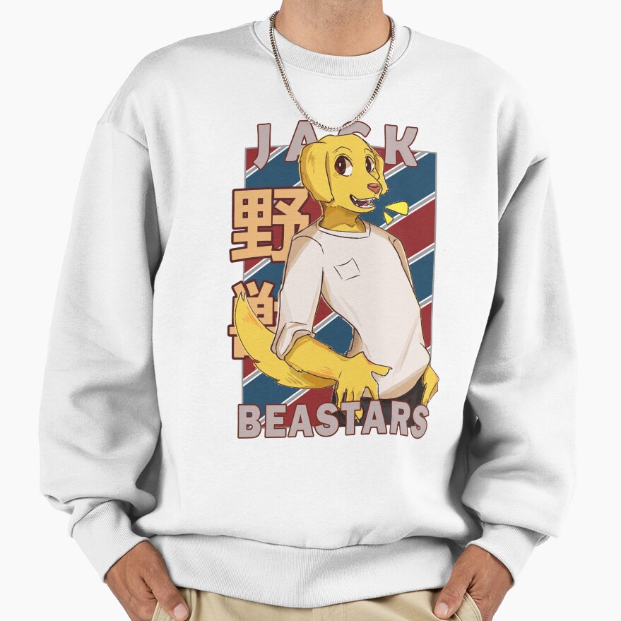 Jack Beastars Vintage Stripe Design Sweatshirt - Image 2