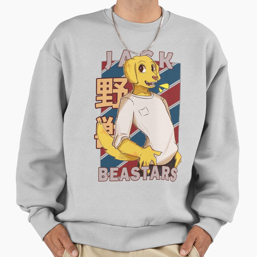 Jack Beastars Vintage Stripe Design Sweatshirt - Image 4