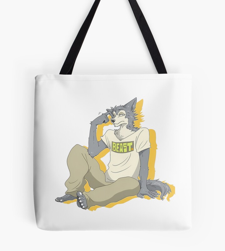 Cute Legoshi Sitting Beastars Tote Bag
