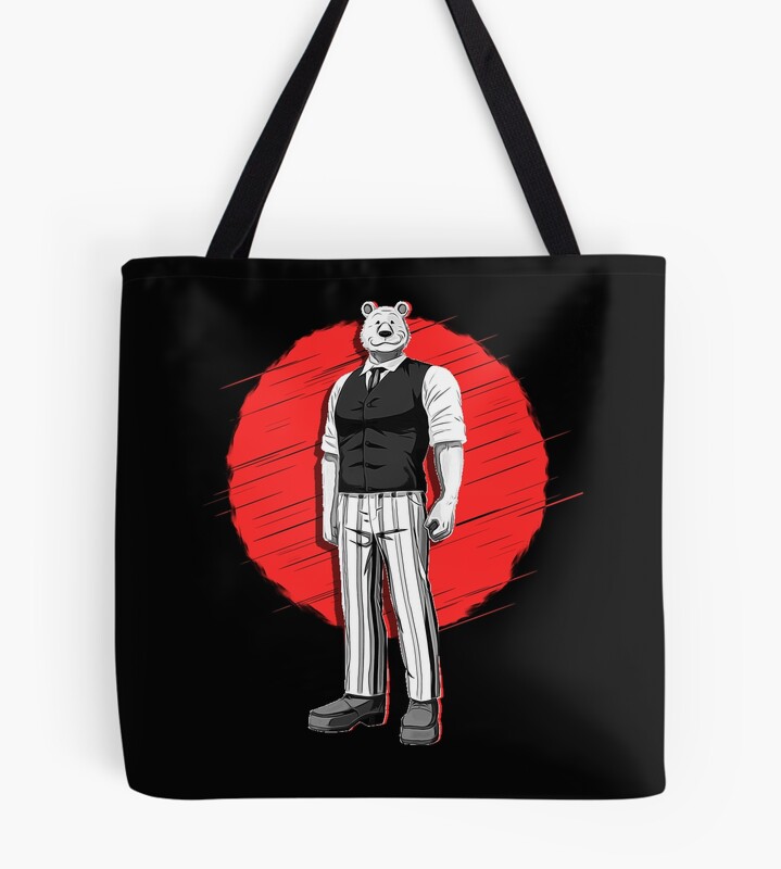 Riz Beastars With Red Background Tote Bag