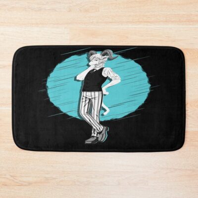 Pina Beastars With Blue Bath Mat