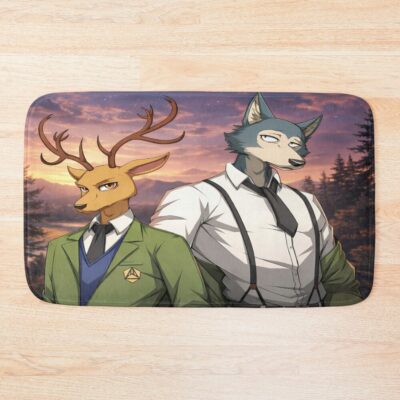 Cool Beastars Louis And Legoshi Bath Mat
