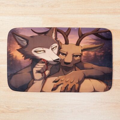 Beastars Legoshi And Louis Bath Mat