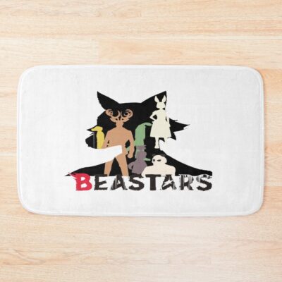 Beastars Legoshi Haru And Other Characters Bath Mat