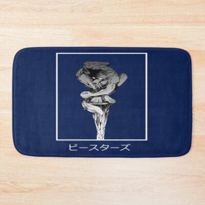 Beastars Anime Legosi Black And Grey Bath Mat