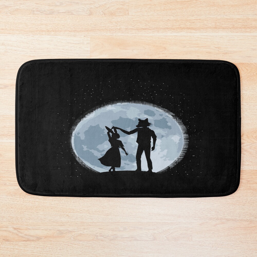 Legoshi Haru Dancing Under Moon Bath Mat