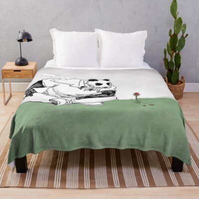 Beastars Gouhin The Sadpanda Throw Blanket
