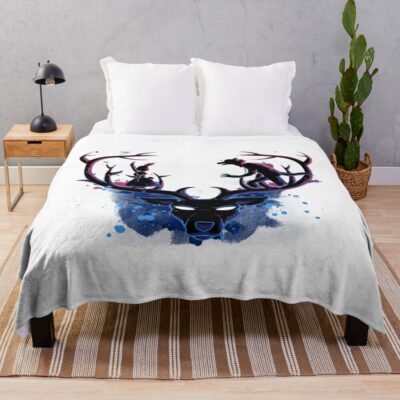 The Instinct Louis Throw Blanket