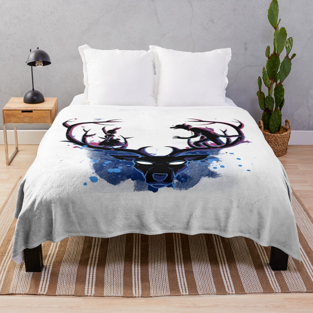 The Instinct Louis Throw Blanket