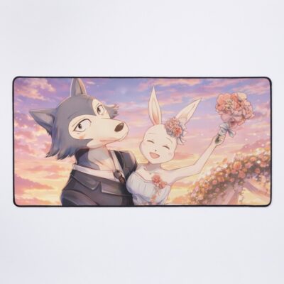 Beastars Legoshi And Haru Mouse Pad