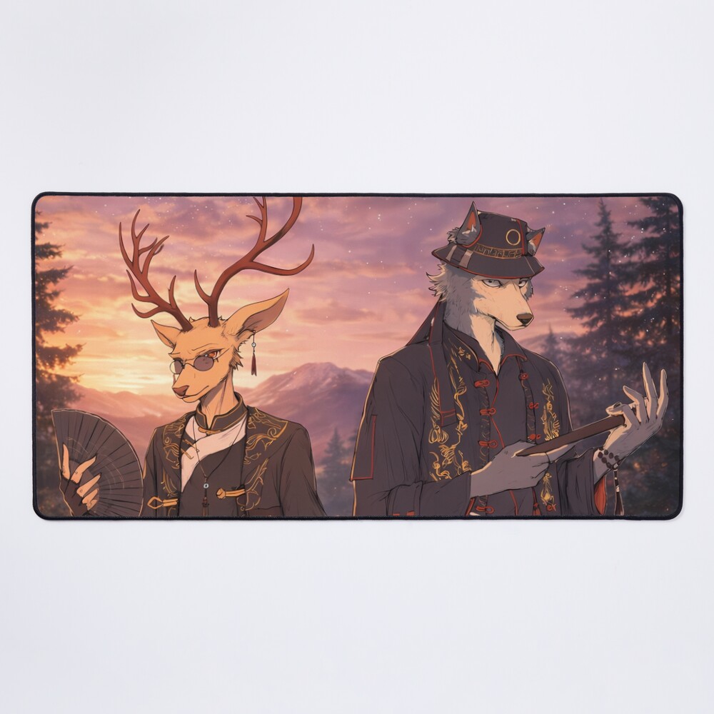 Beastars Legoshi And Louis Cover Image Mouse Pad