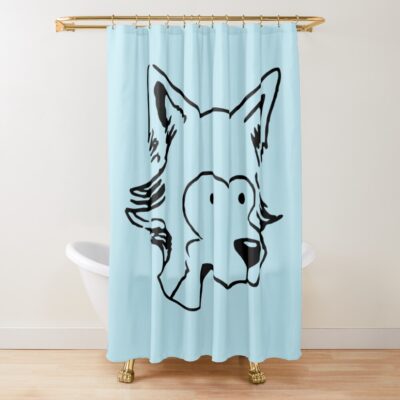 Cute Legoshi Beastars Shower Curtain