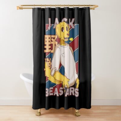Jack Beastars Manga Design Shower Curtain