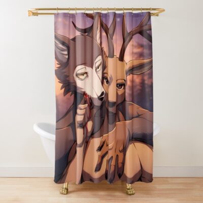 Beastars Legoshi And Louis Shower Curtain