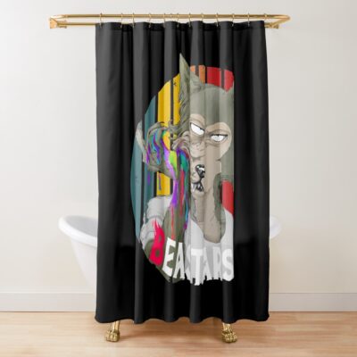 Colorful Legoshi Beastars Japanese Manga Shower Curtain