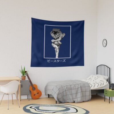 Beastars Anime Legosi Black And Grey Tapestry