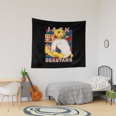 Jack Beastars Manga Design Tapestry