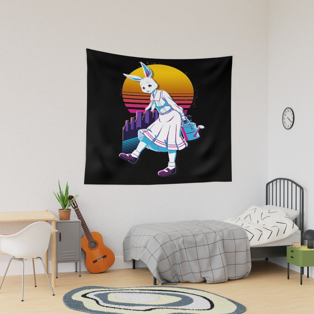 Haru Beastars 80s Retro Tapestry
