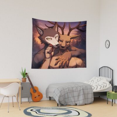 Beastars Legoshi And Louis Tapestry