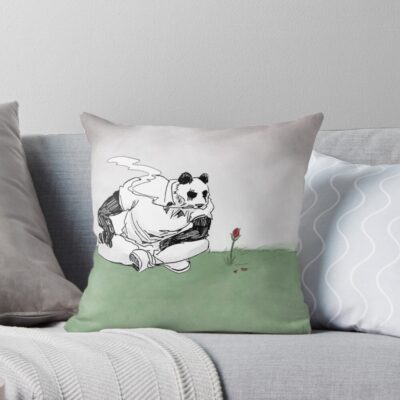 Beastars Gouhin The Sadpanda Throw Pillow