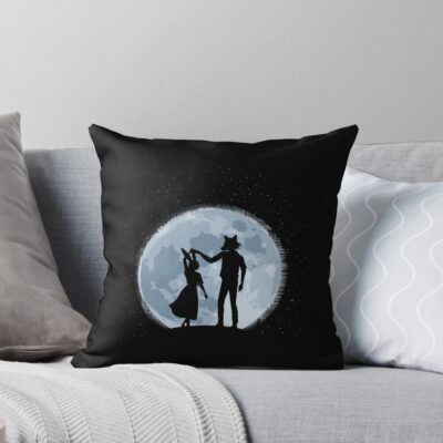 Legoshi Haru Dancing Under Moon Throw Pillow