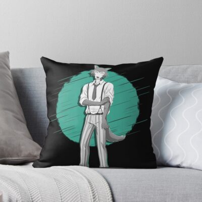 Cool Legosi From Beastars Throw Pillow